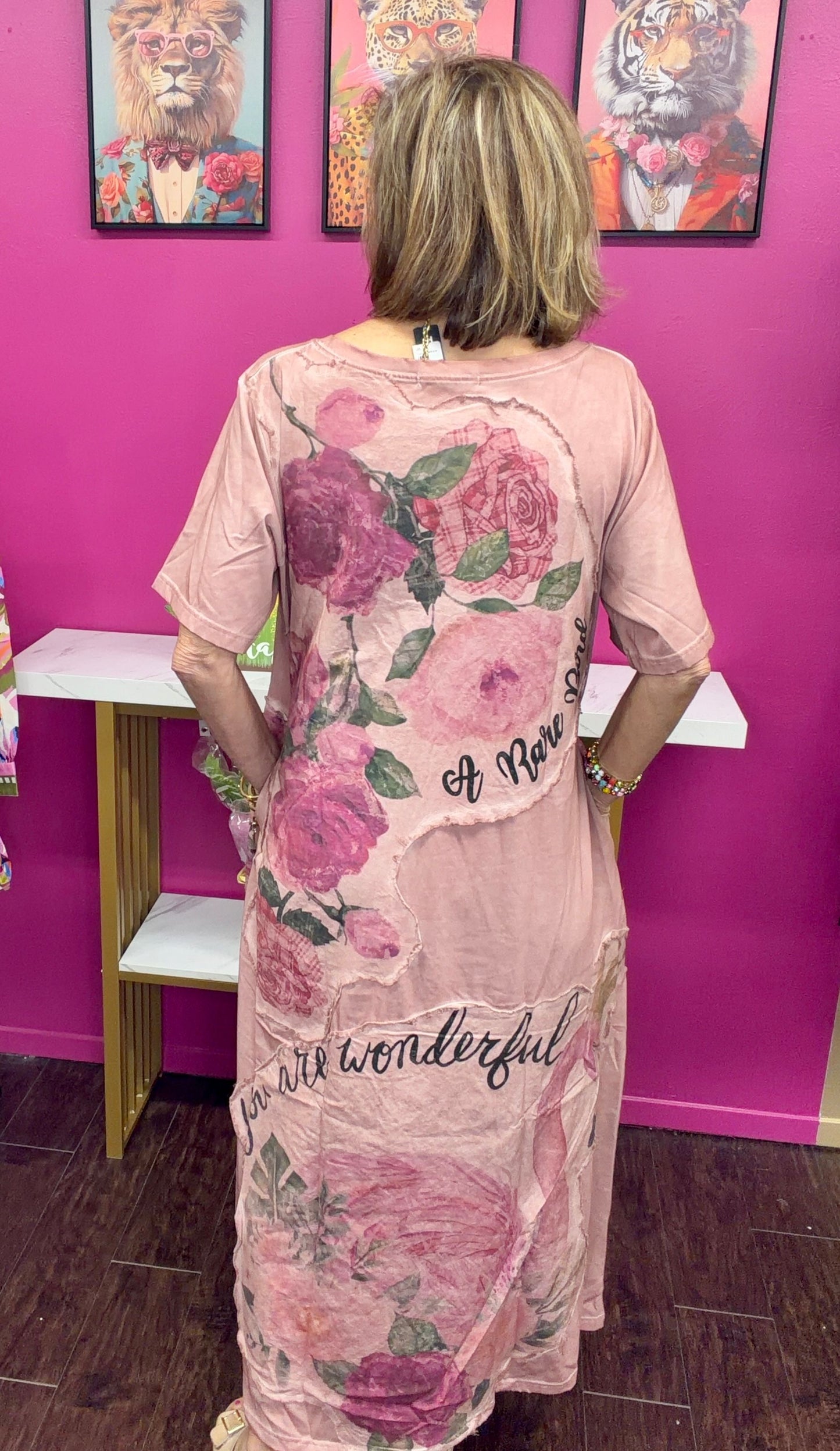 Flamingo Maxi Dress