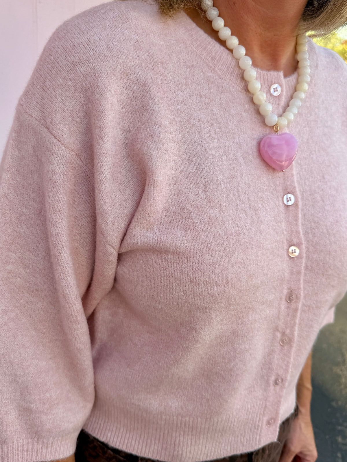 Soft Blush Valor Cardigan