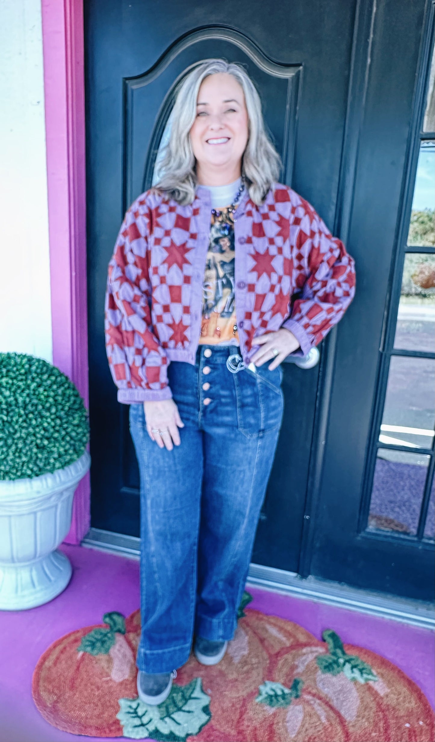 Lavender Quilted Star Jacket