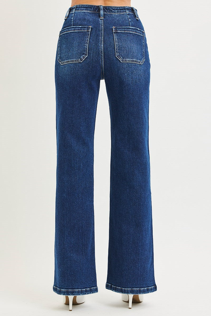 HR Wide Front Tie Detail Jean