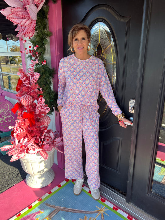 Annie Santa Baby Bows PJ Set