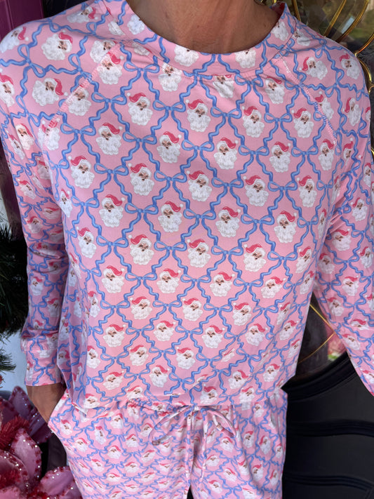 Annie Santa Baby Bows PJ Set