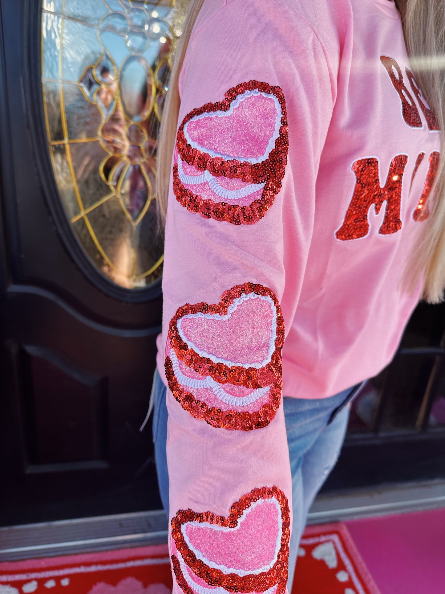 Be Mine Pink Sweatshirt