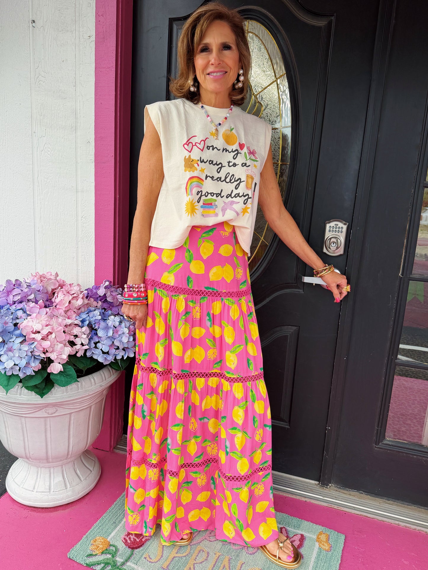 Citrus Zest Long Skirt