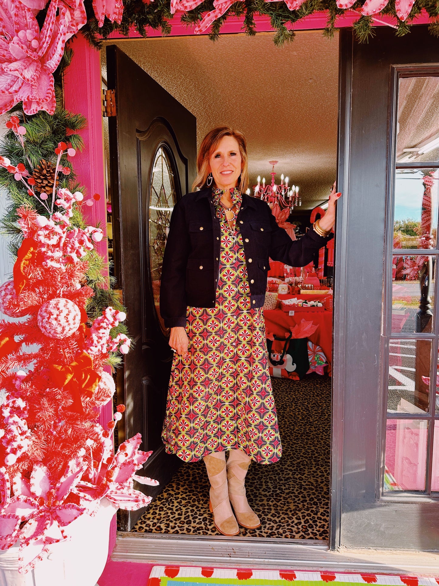 Montana Black Iris Gold Button Jacket