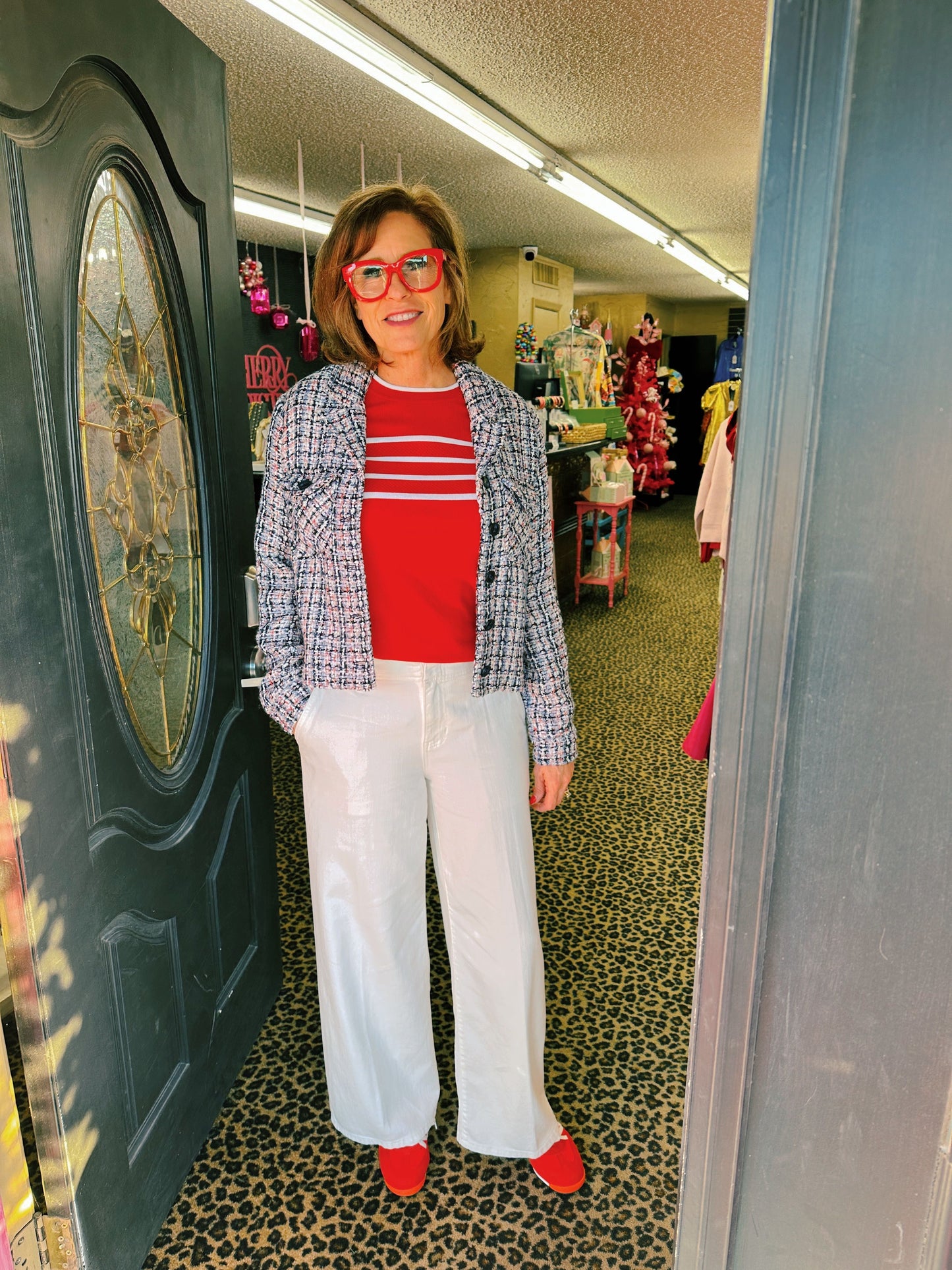 White Weekender Wide Leg