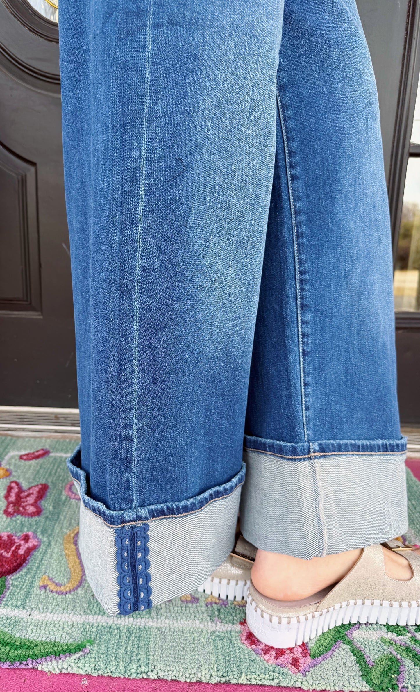 Morgan Tidal Cuffed Crop Pant