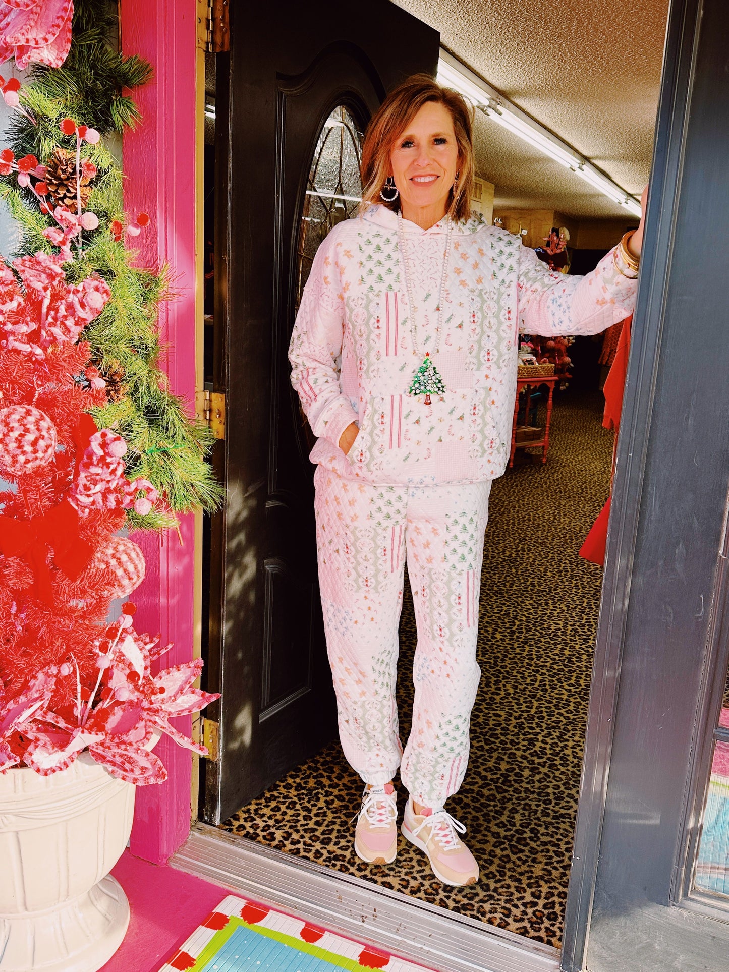 Christmas Quilted Joggers