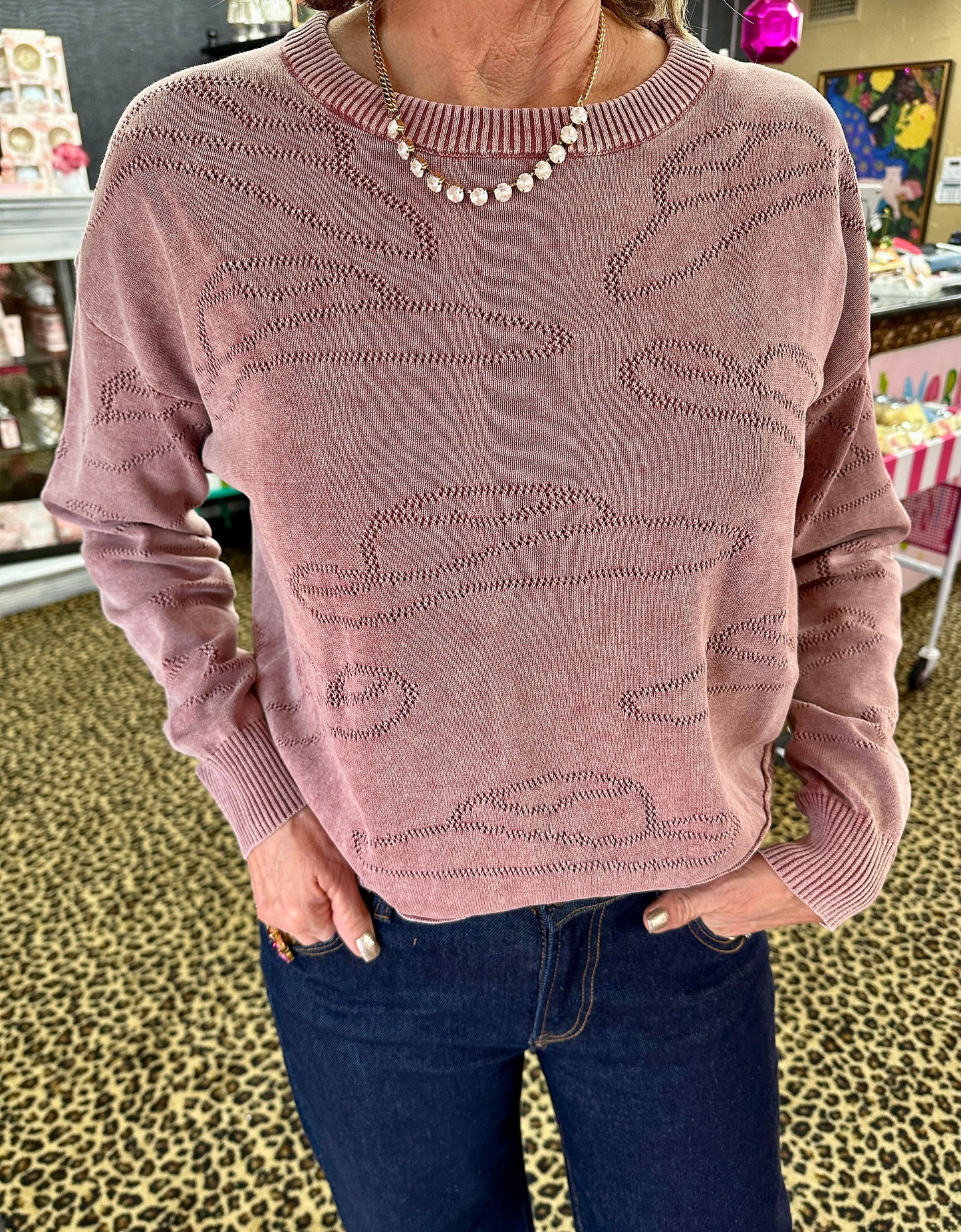 Cowboy Hat All Over Sweater