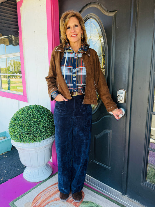 Black Iris Audrey Cord Pants