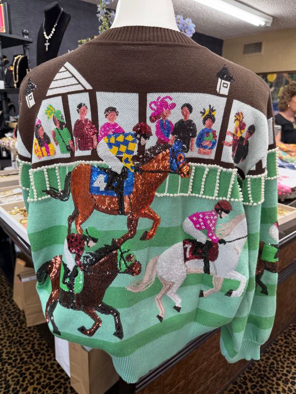 Derby Race Scene Cardigan