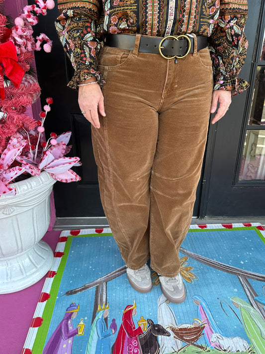 Teddy Bear Slouchy Barrel Cords