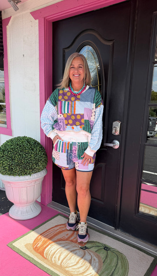 Patchwork Pretty Shorts