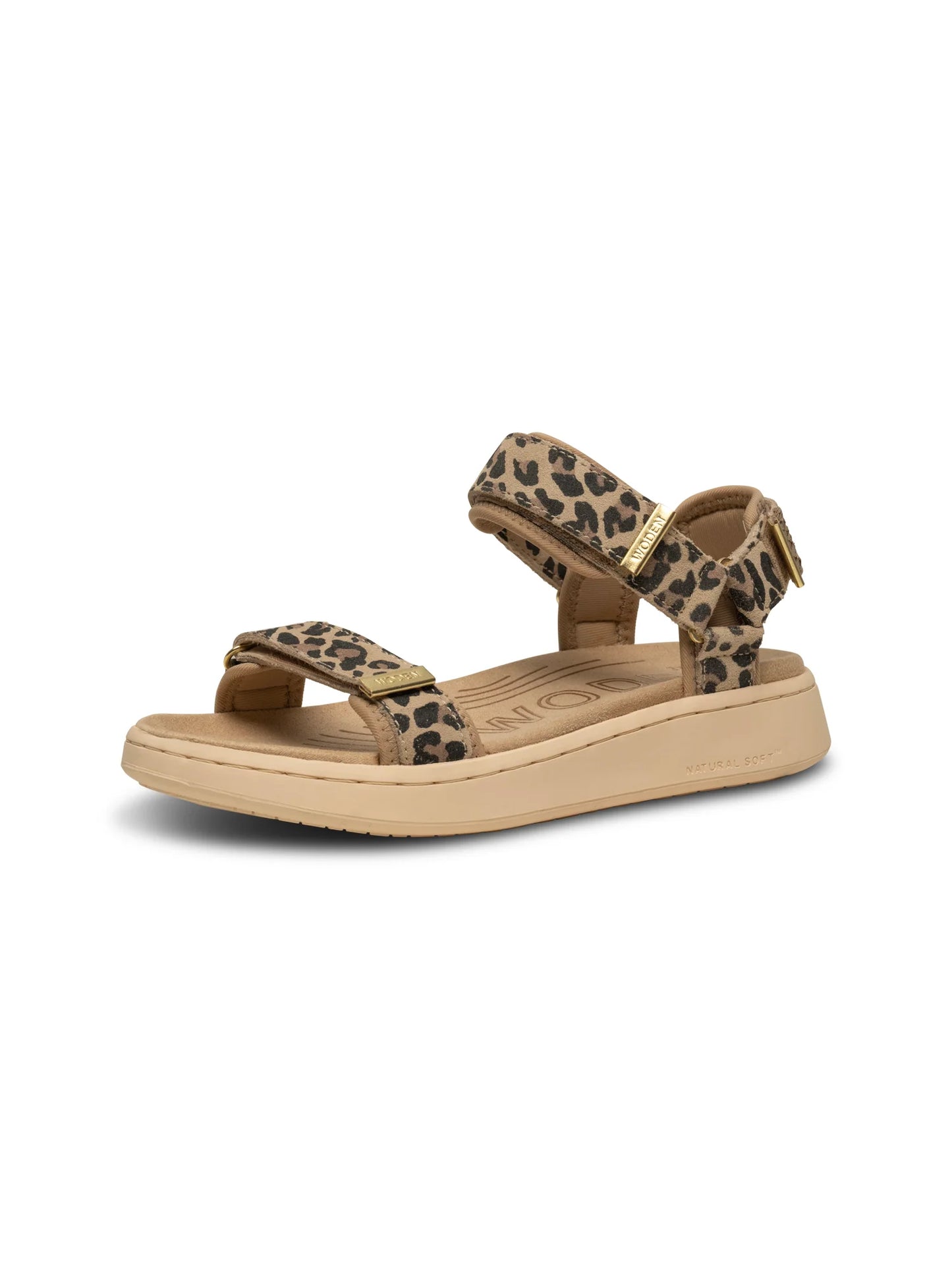 Leopard Suede Sandal