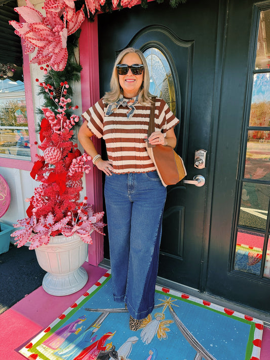 Zia Godet Side Panel Wide Jean