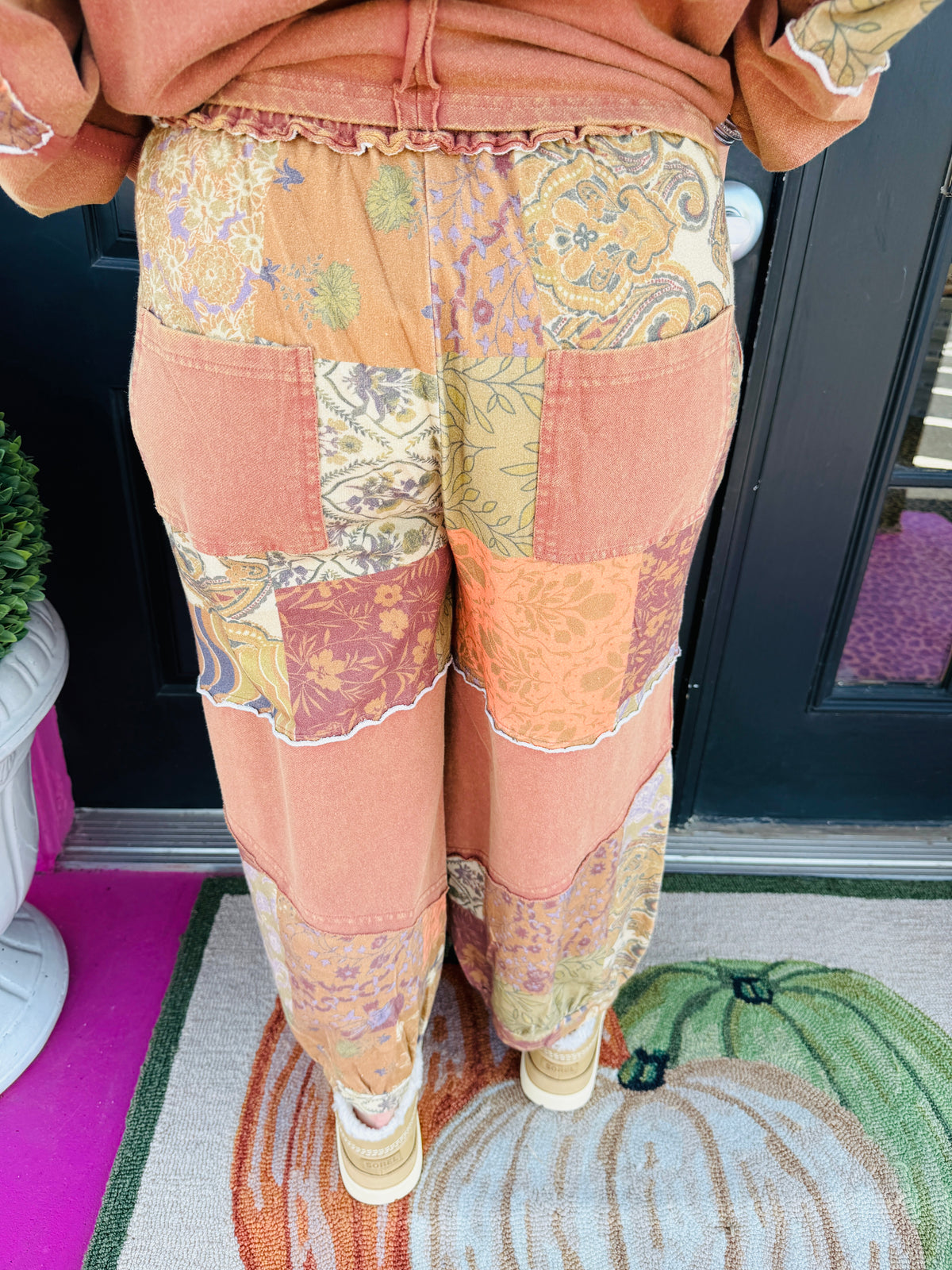 Mocha Mix Print Sweatpant