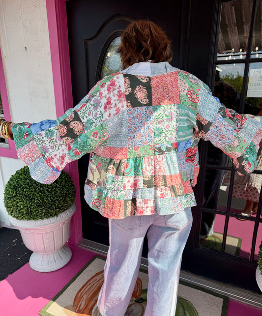 Vintage Patchwork Cardi