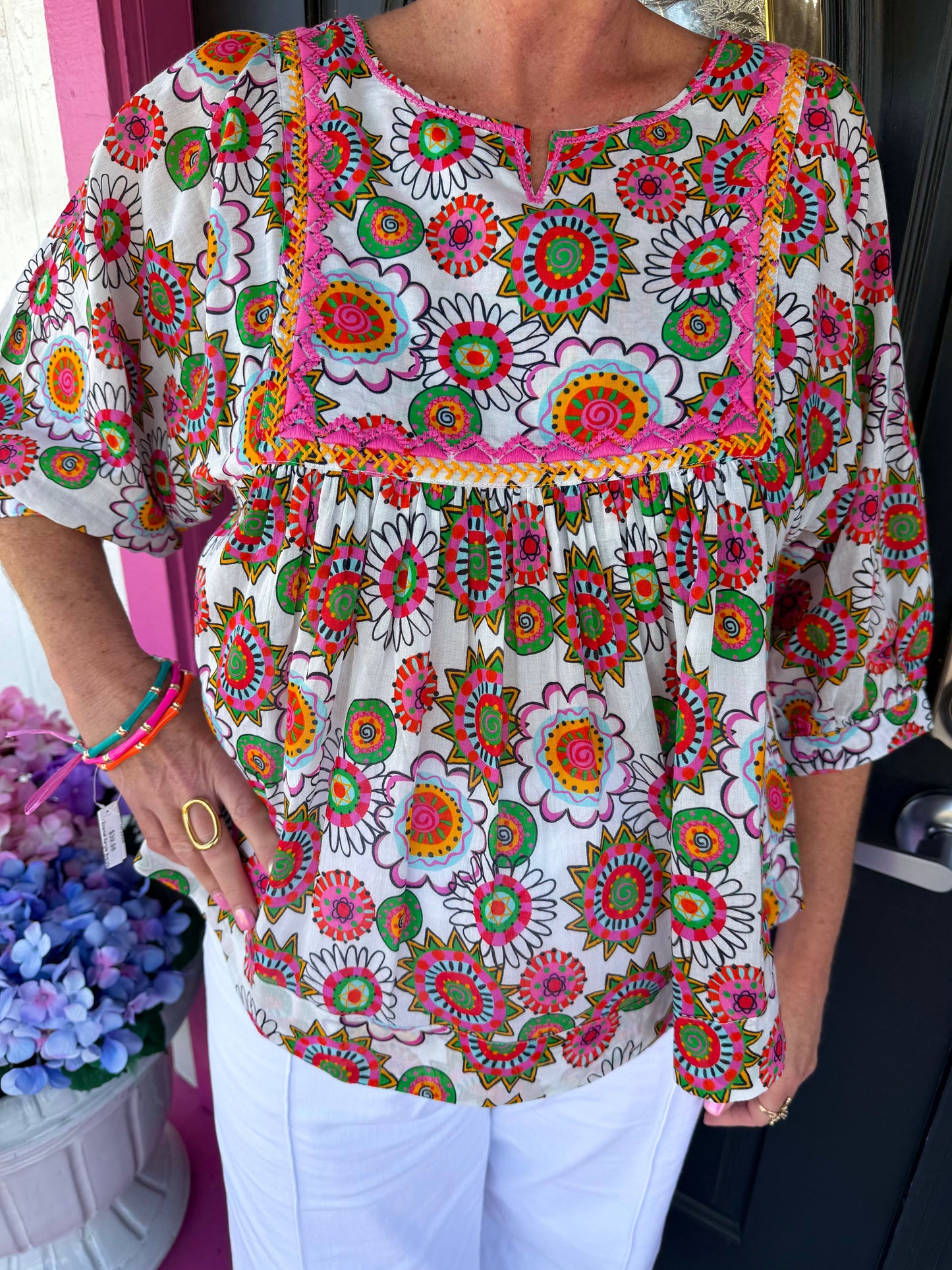 Multi Abundant Colors Top