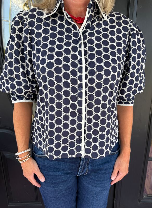 Marine Dot Pippa Top