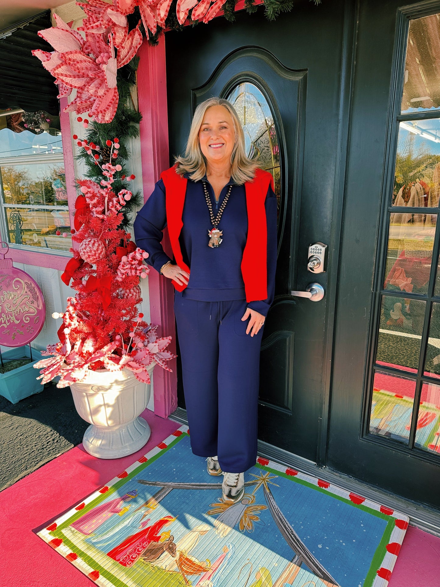 Midnight Half Zip Popover