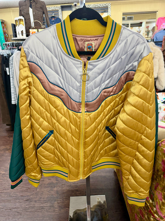 Mustard Western Bomber Jacket