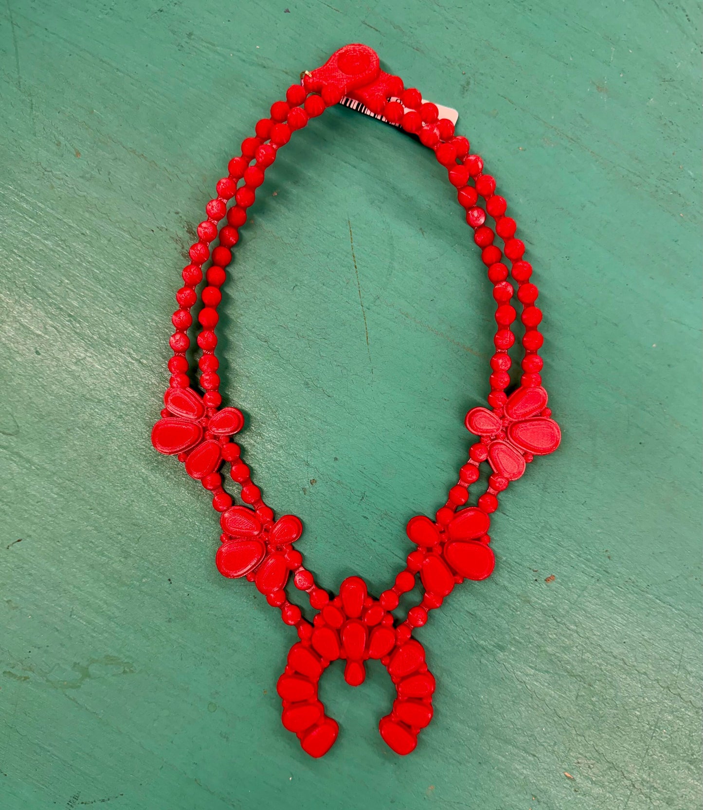 Red Night Bloom Necklace