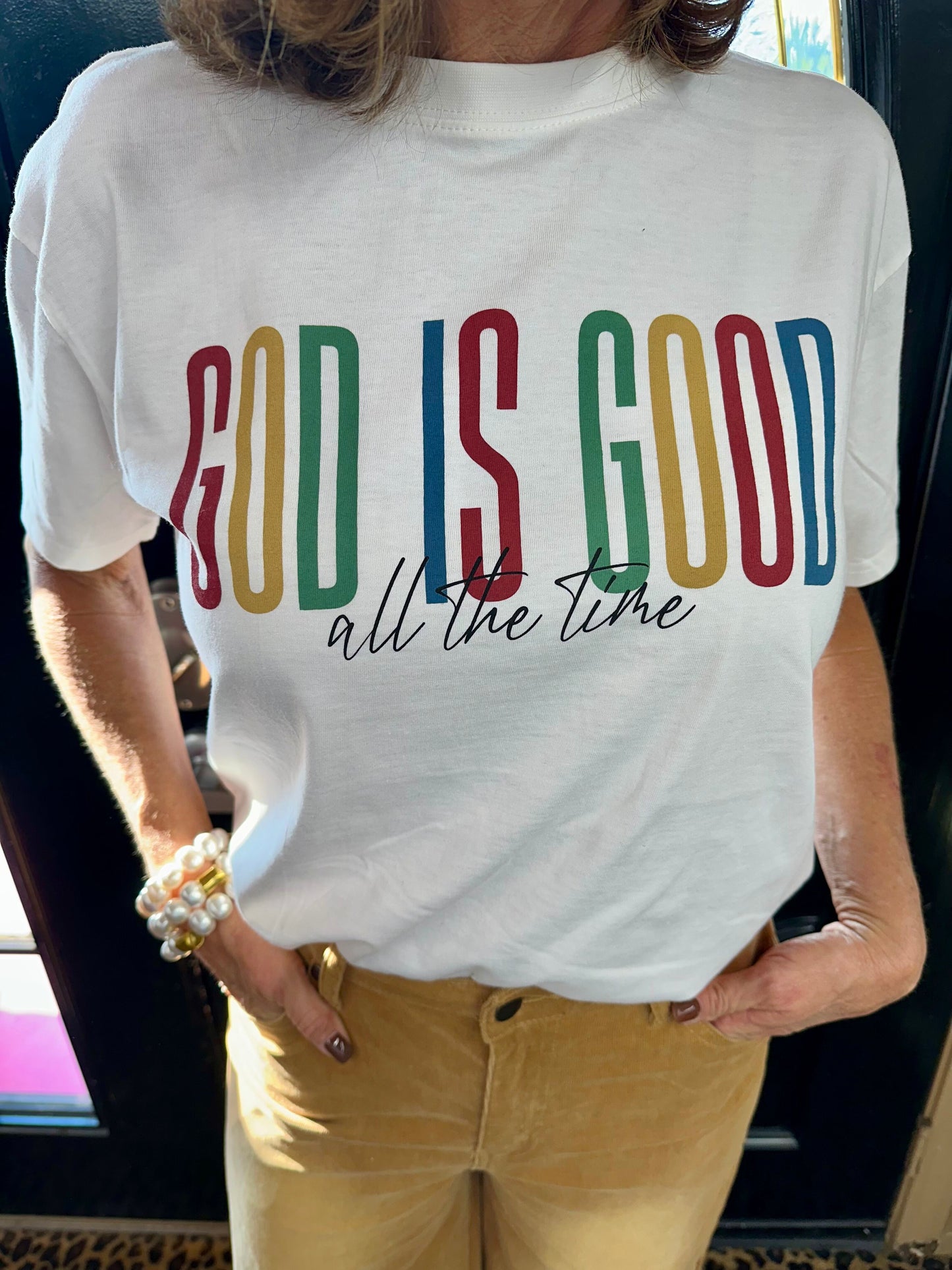 Ivory God is Good SS Tee