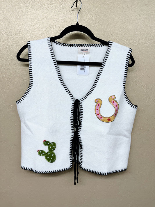 Western Blanket Stitch Vest