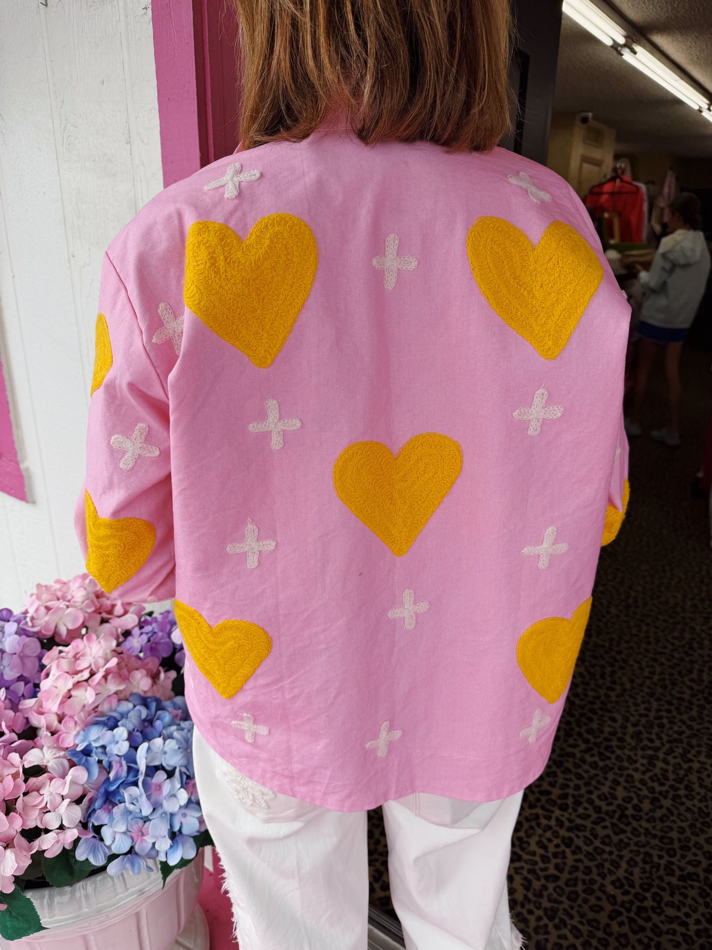 Heart & cross jacket  One size