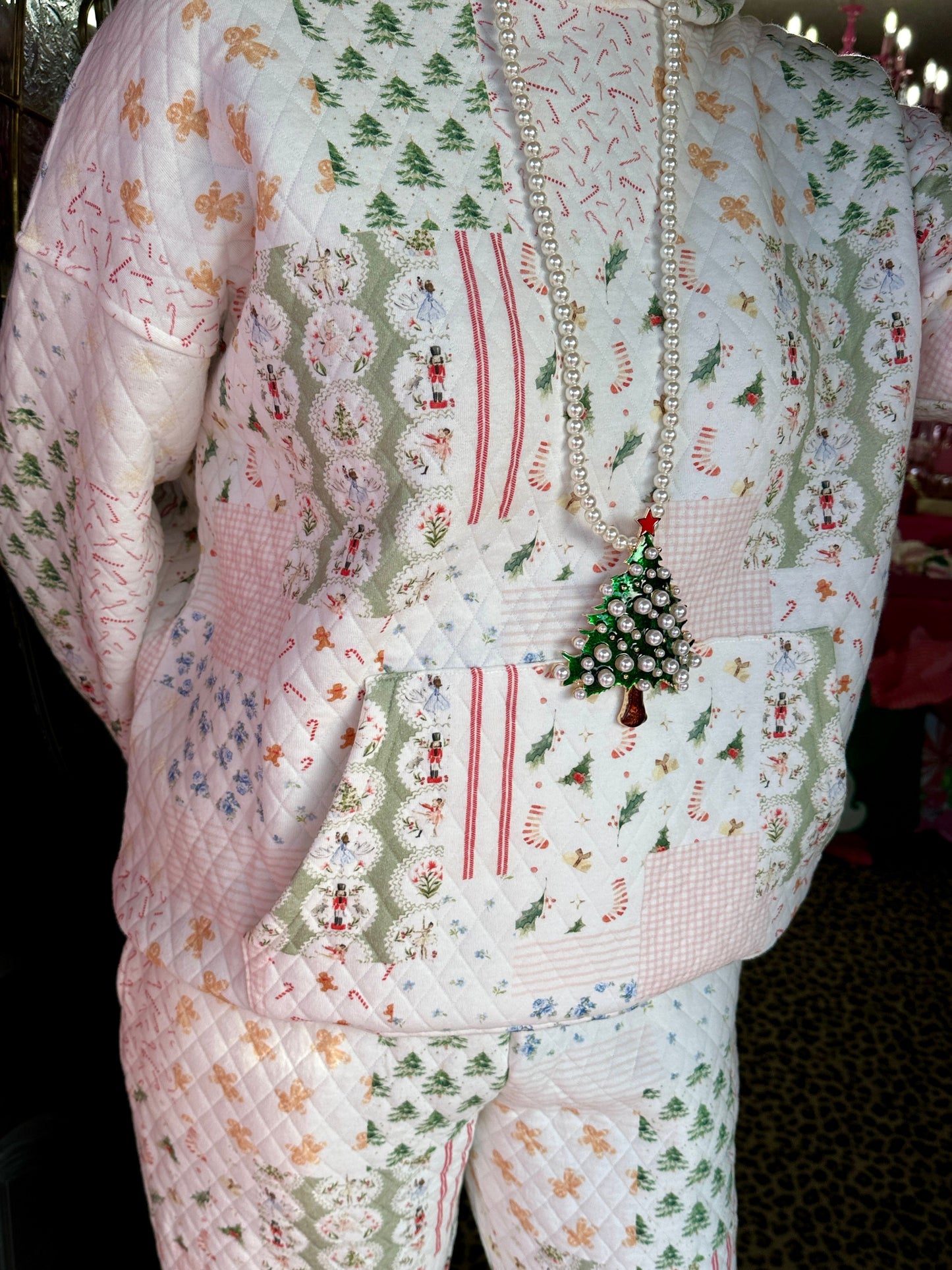 Christmas Quilted Hoodie