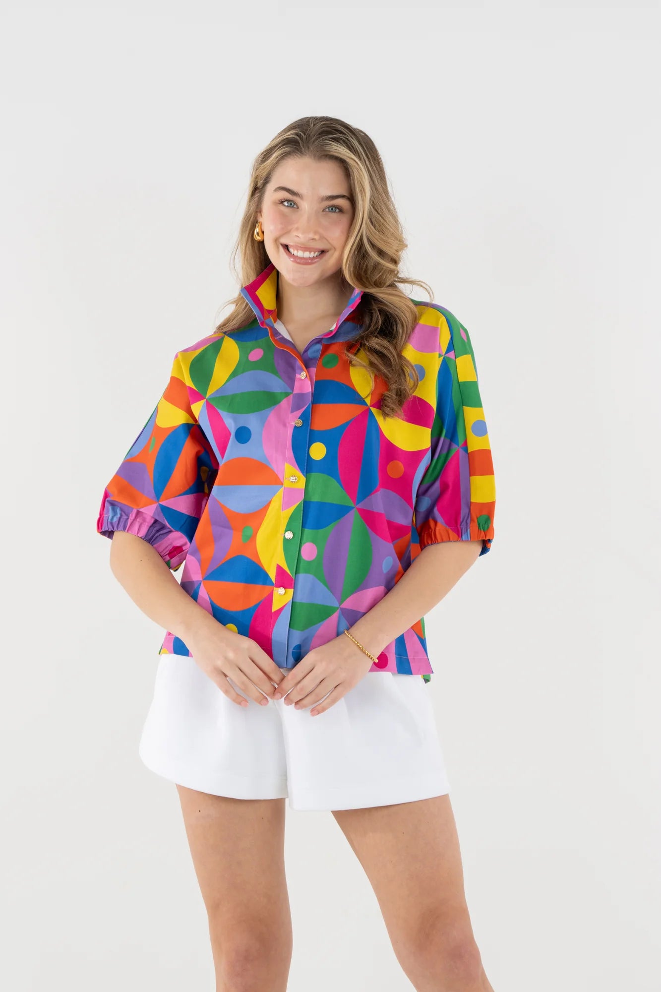 Bonny Floral Prism Top