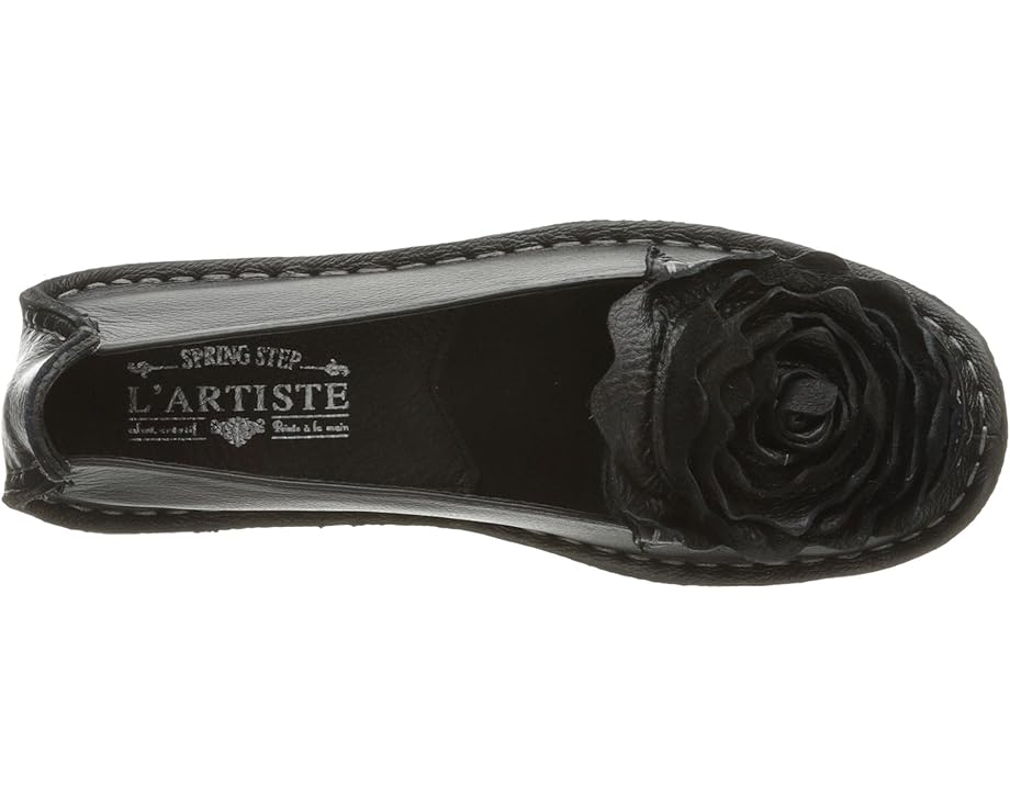 Dezi Black Leather Slip On