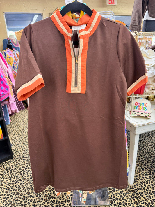 Brown Scuba Mini w/OT Stripes