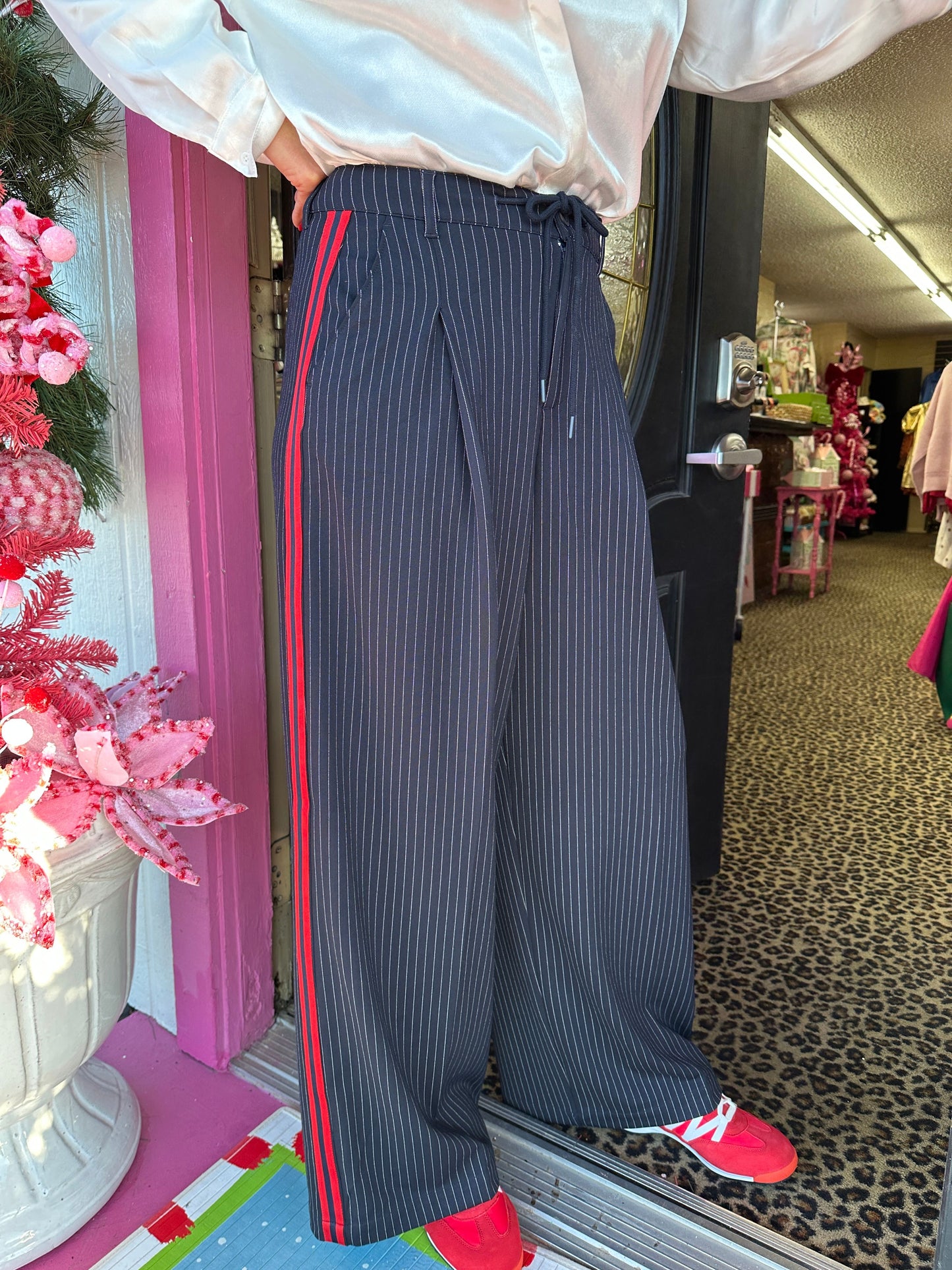 Midnight Pinstripe Trouser