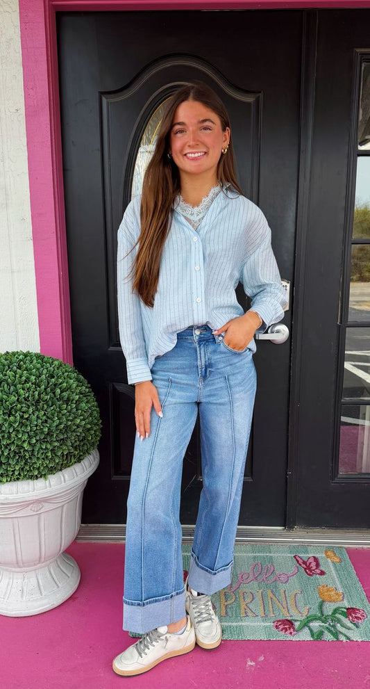 Holly Winslow Front Seam Crop Jean