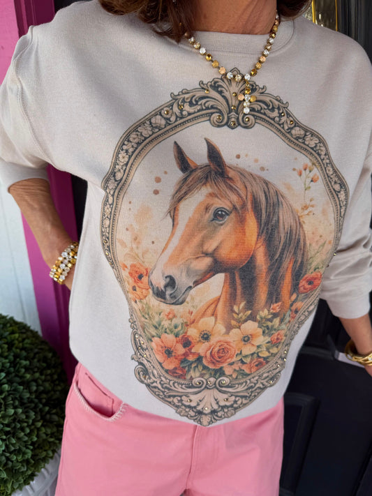 Horse Frame Sweatshirt