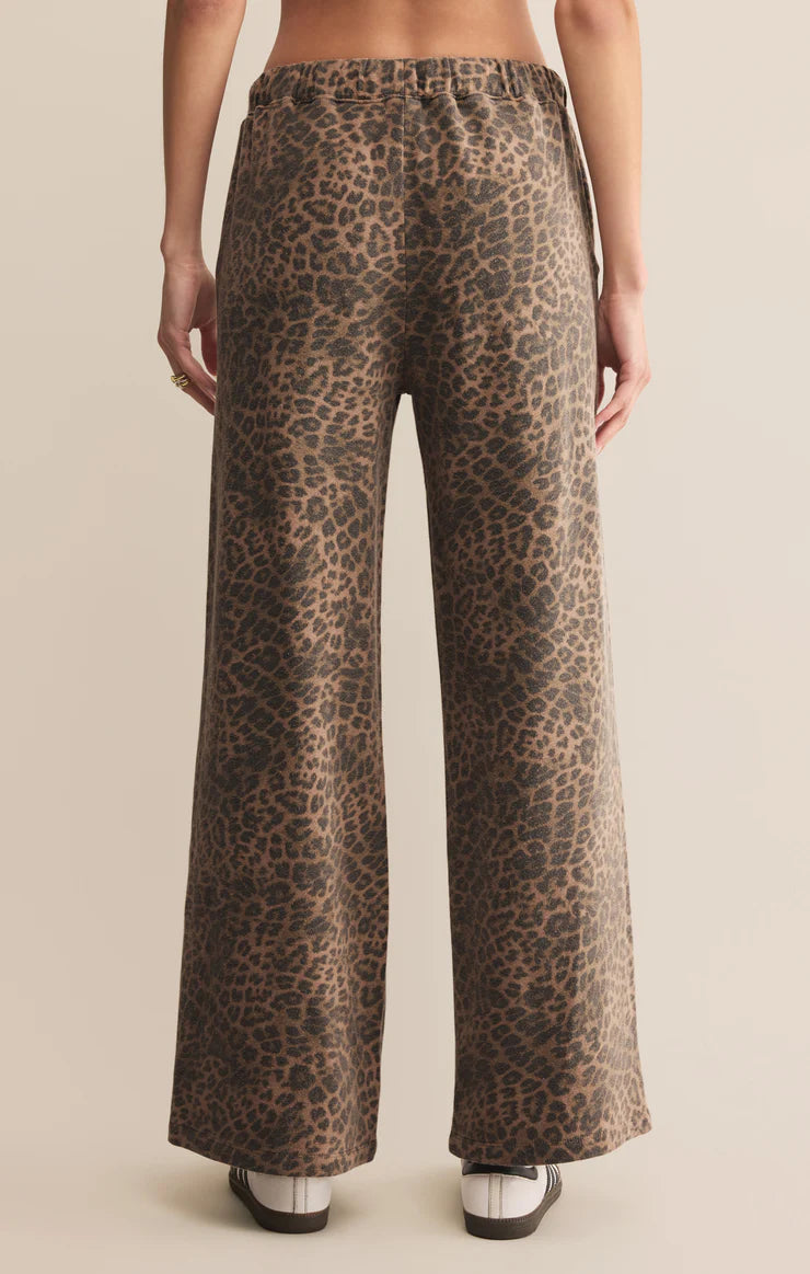 Hunter Leopard Knit Tie Pant