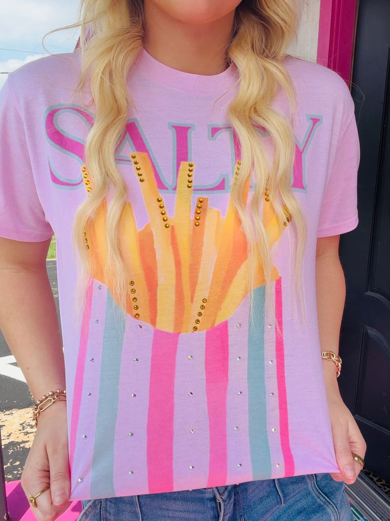 Pink Salty Fries T-Shirt