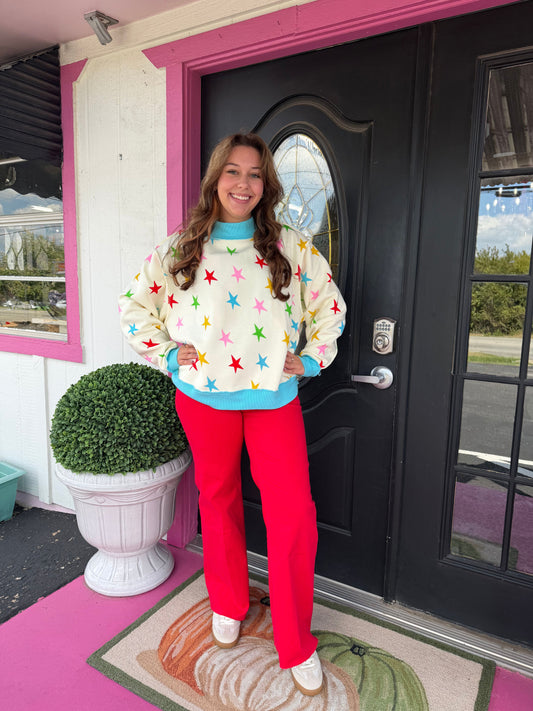 Lucky Stars Rev Mock Sweatshirt