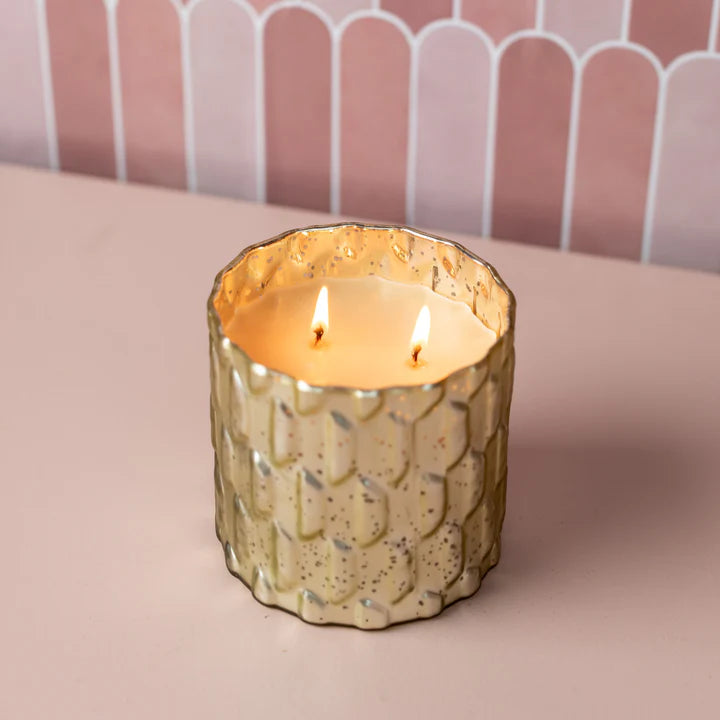 Sweet Grace Gold with Brown Lid Candle #035