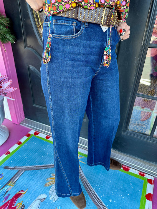 Fiona Belvue Denim Flare Jean