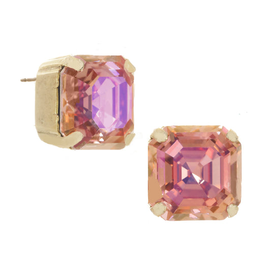 Nikki Square Stone Earring