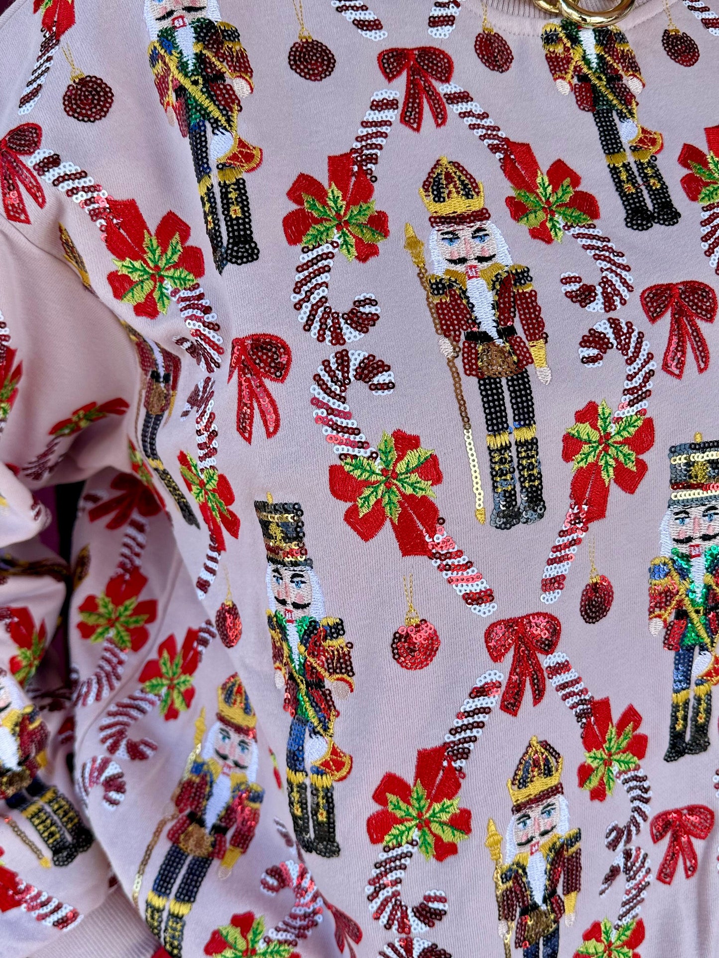 Pink Nutcracker Candy Cane SS