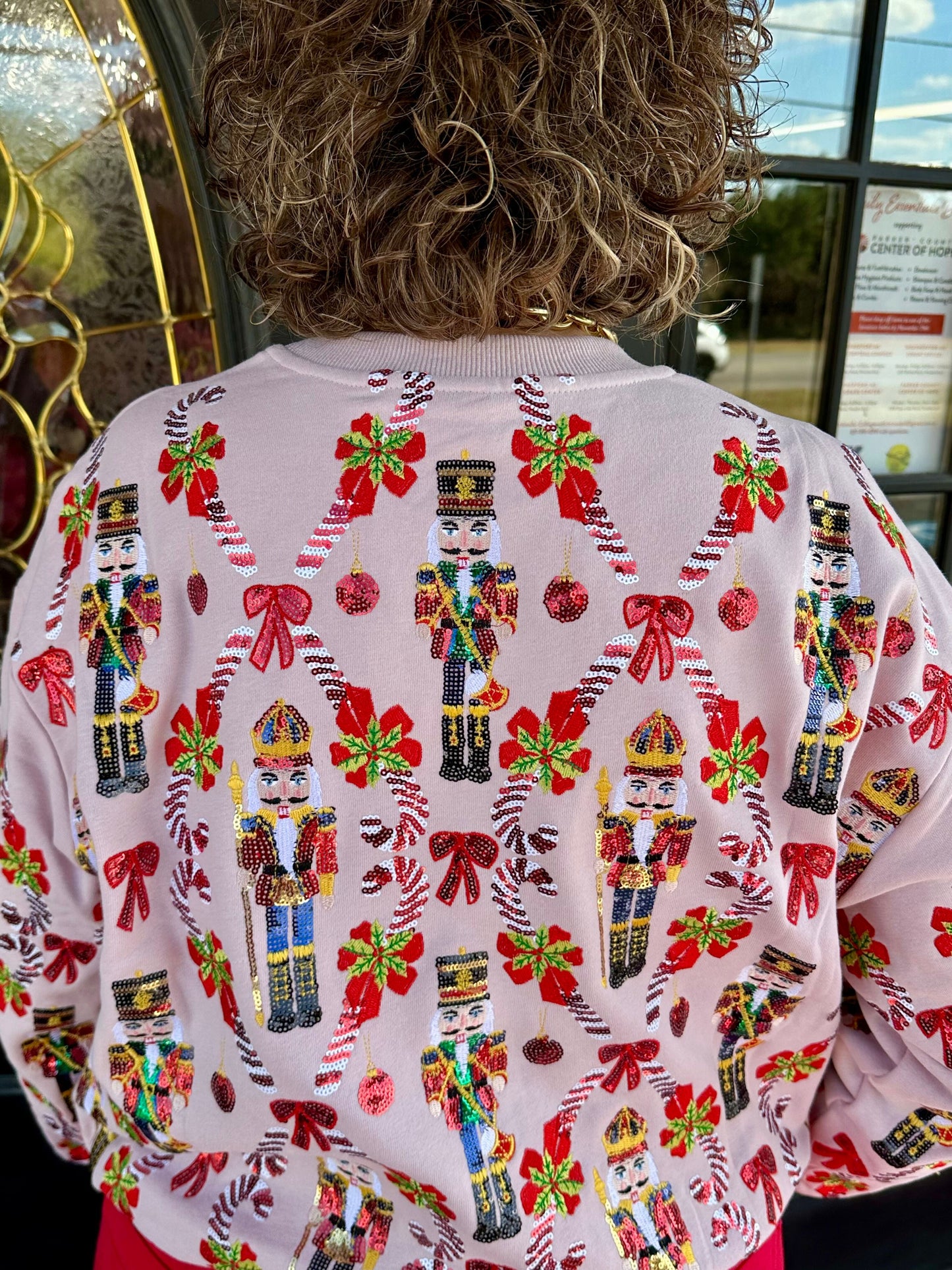 Pink Nutcracker Candy Cane SS