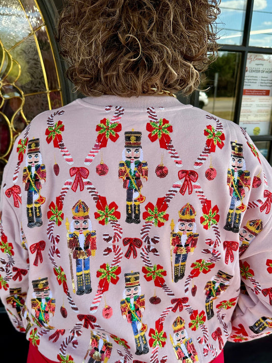 Pink Nutcracker Candy Cane SS