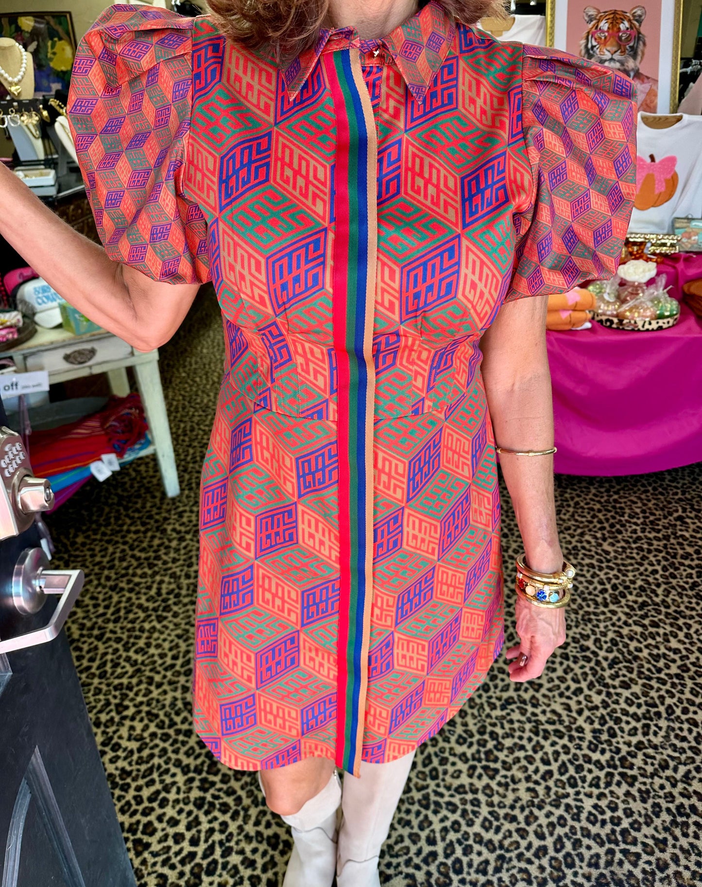 Vintage Mono Tencel Britt Dress