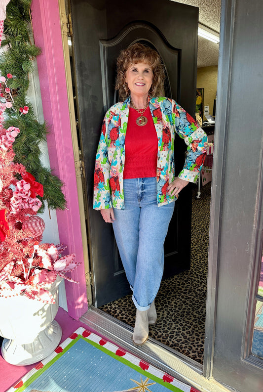 Vintage Cactus Blazer