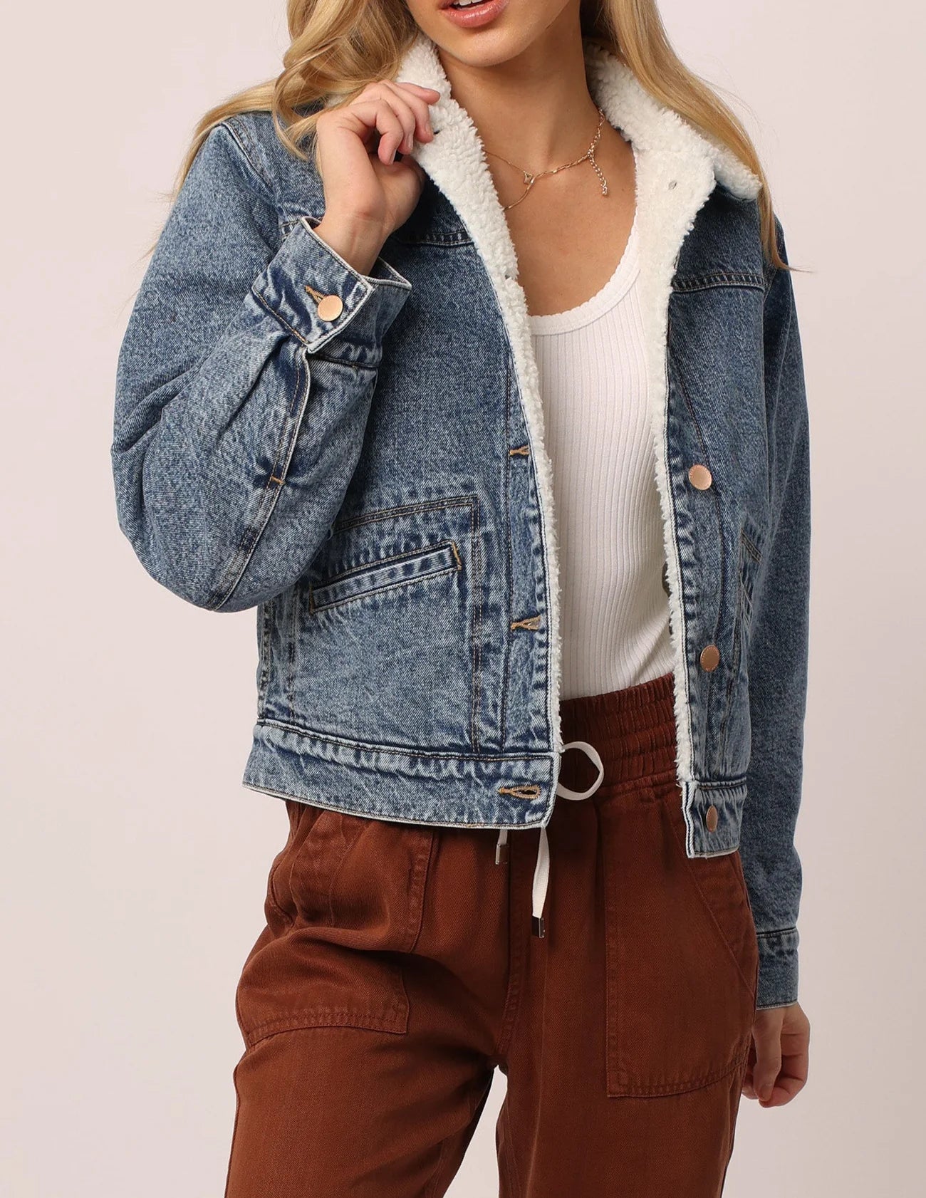 Owen Springs Denim Sherpa Jacket