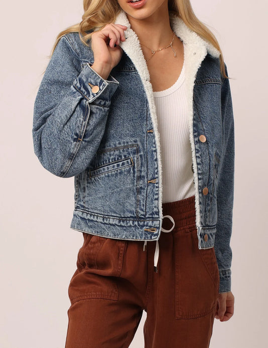Owen Springs Denim Sherpa Jacket