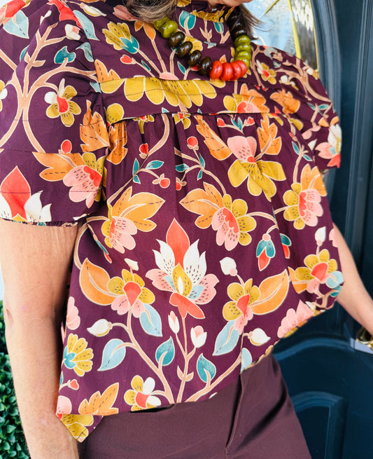 Amber Bloom SS Brody Top